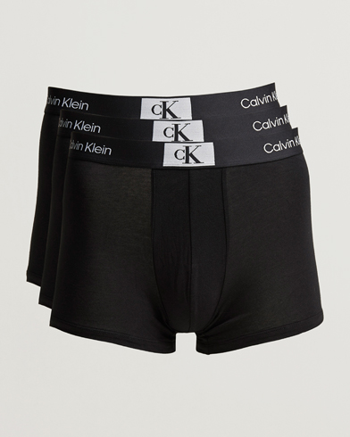 Herre |  | Calvin Klein | Cotton Stretch Trunk 3-pack Black