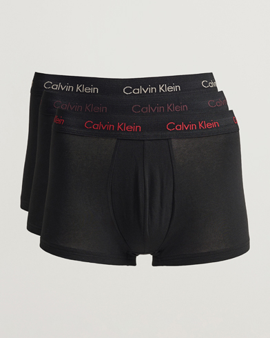 Herre | Calvin Klein | Calvin Klein | Cotton Stretch Trunk 3-Pack Black