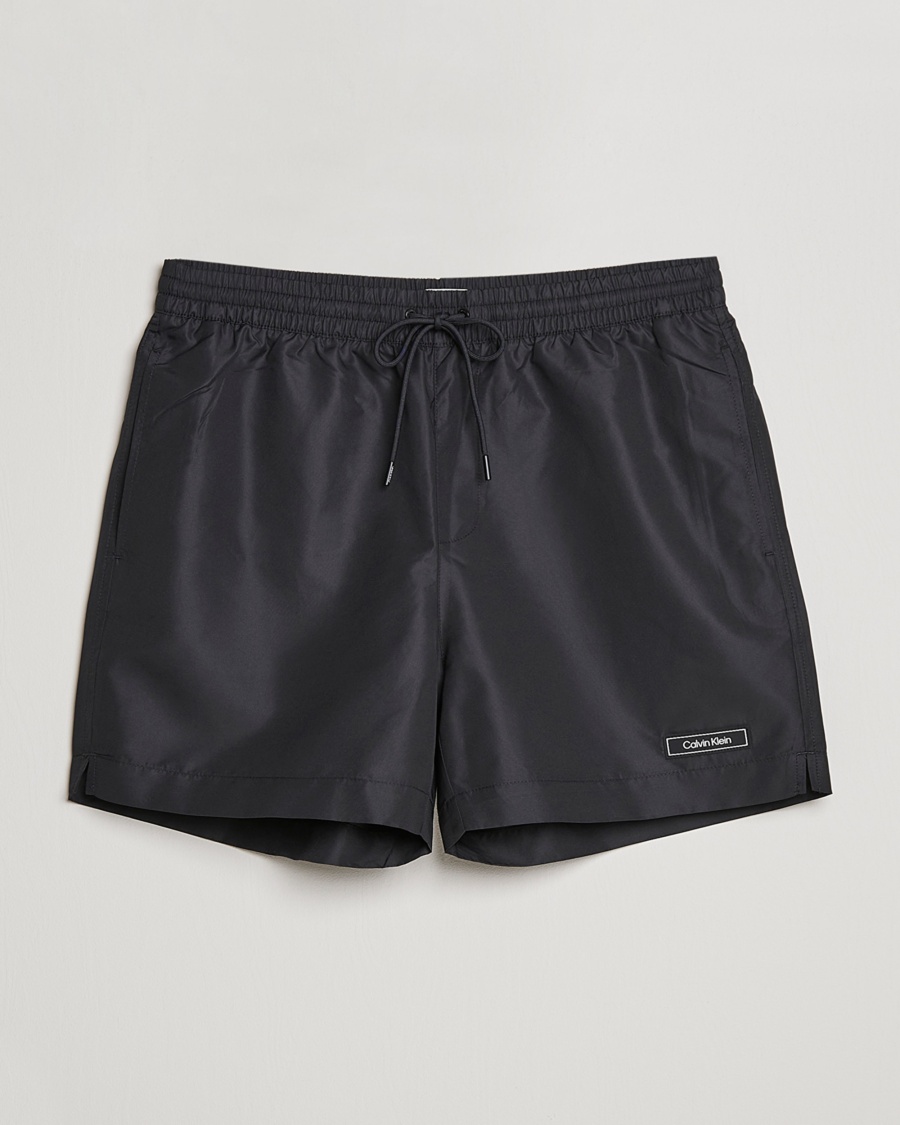 Herre | Calvin Klein | Calvin Klein | Logo Drawstring Swimshorts Black