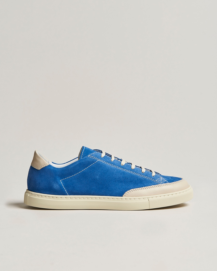 Herre | | C.QP | Bumper Suede Sneaker Electric Blue