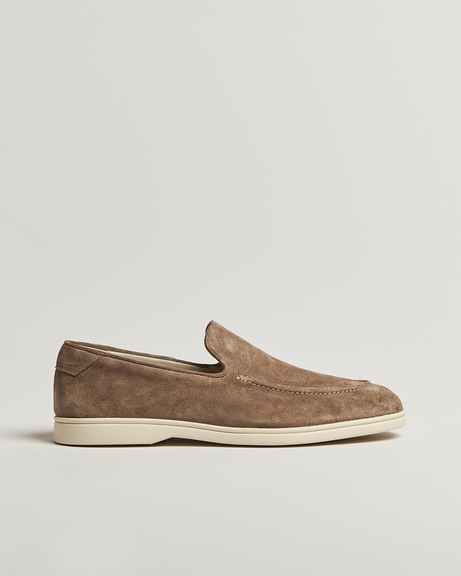  Debonair Suede Loafers Tabac