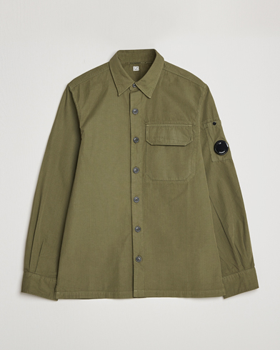 Herre | Skjortejakke | C.P. Company | Cotton Rip Stop Overshirt Green