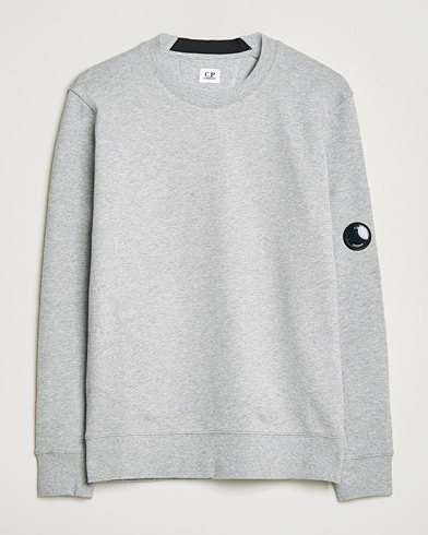 Herre | C.P. Company | C.P. Company | Diagonal Raised Fleece Lens Sweatshirt Grey