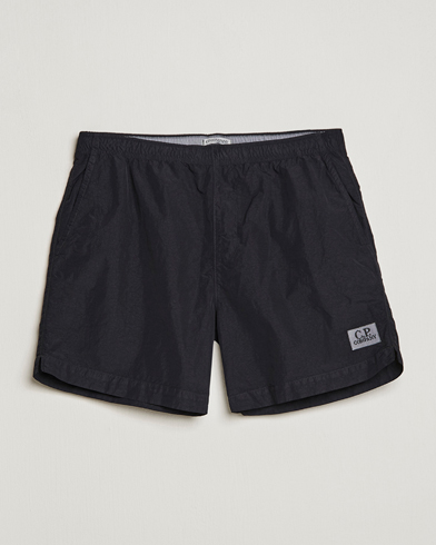 Herre |  | C.P. Company | Flatt Nylon Garment Dyed Swimshorts Black