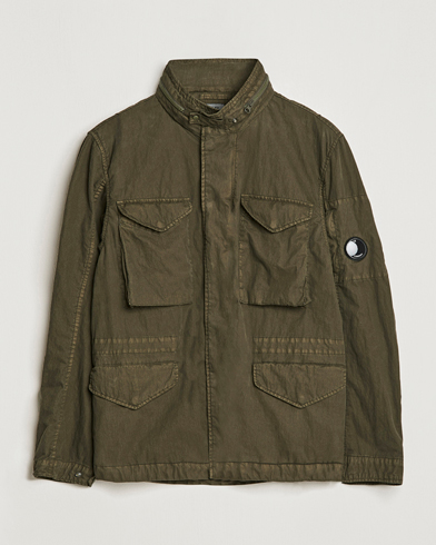 Herre | Fieldjakker | C.P. Company | 50 Fili GUM Cotton Field Jacket Olive