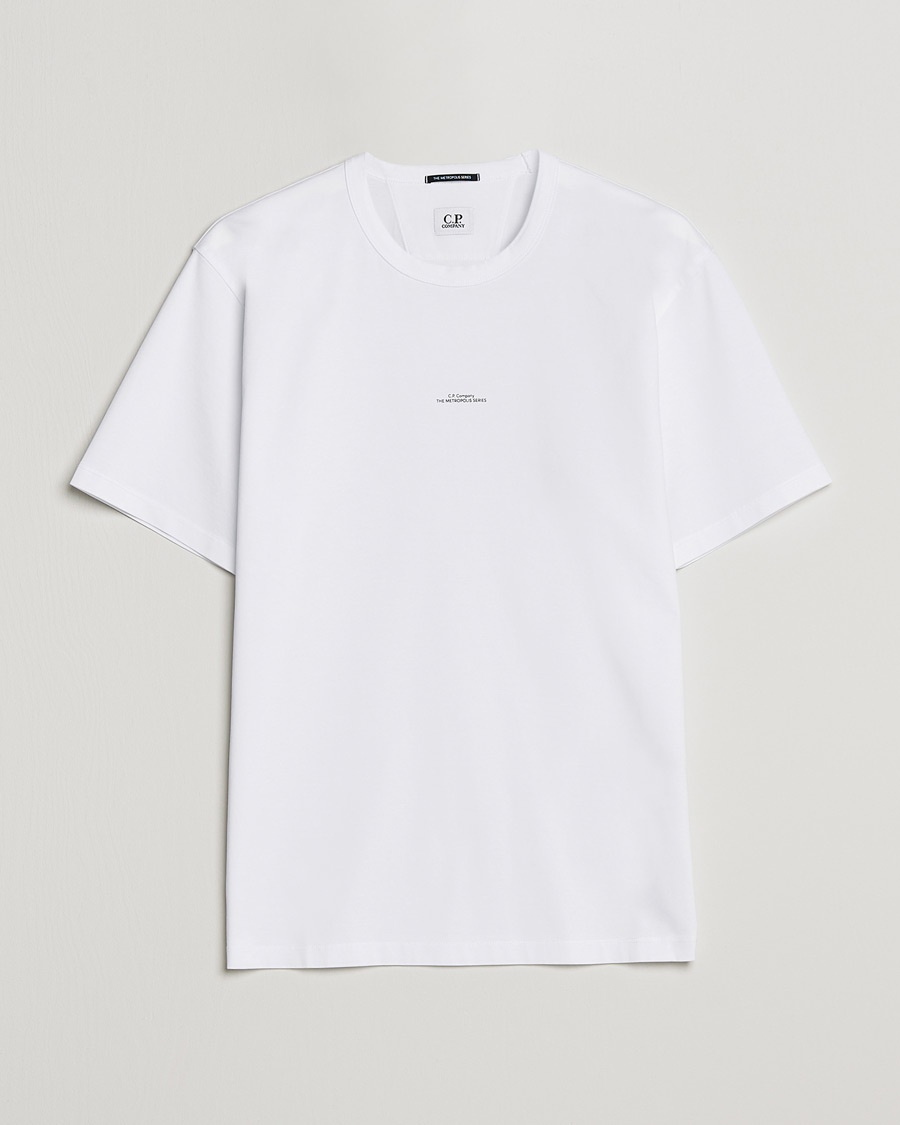 Herre | | C.P. Company | Metropolis Mercerized Jersey T-Shirt White