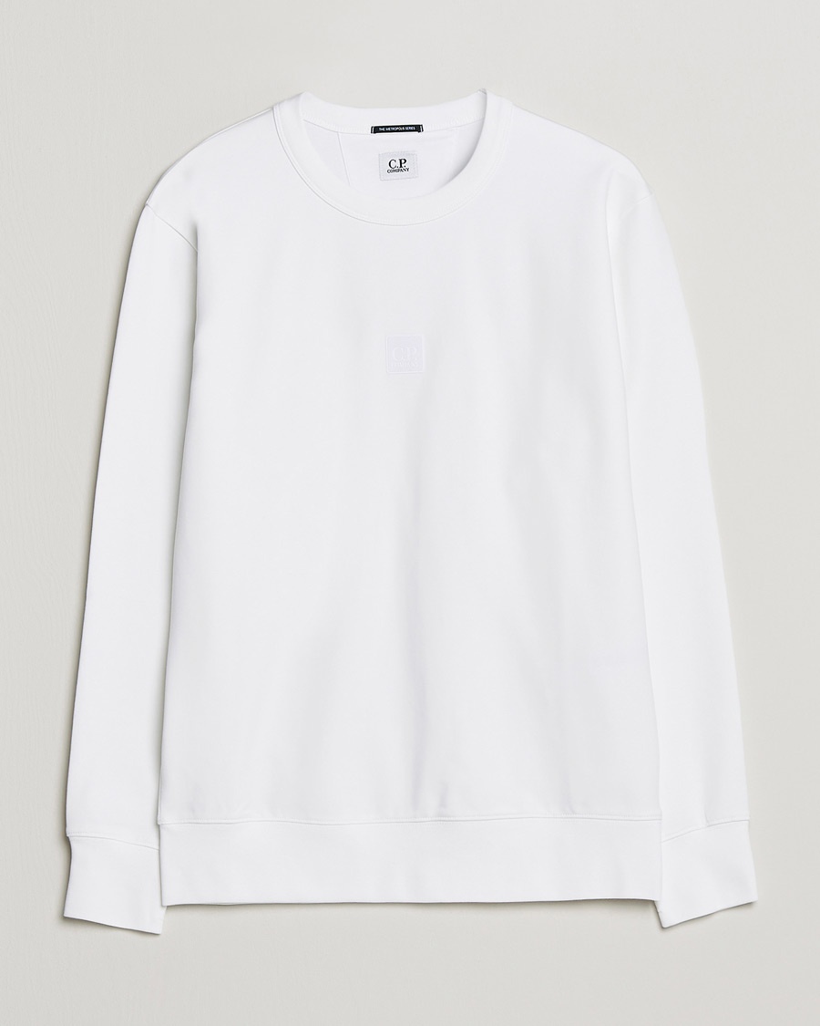 Herre | | C.P. Company | Metropolis Stretch Fleece Sweatshirt White