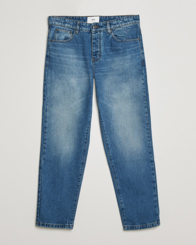 Herre | AMI | AMI | Tapered Jeans Used Blue Wash
