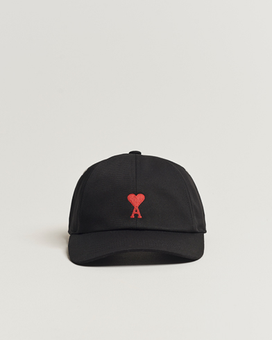 Herre | Caps | AMI | Heart Logo Baseball Cap Black