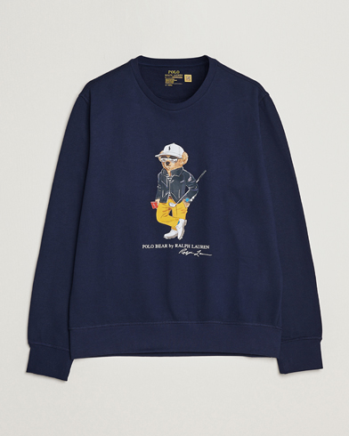 Herre | Polo Ralph Lauren Golf | Polo Ralph Lauren Golf | Magic Fleece Printed Bear Sweatshirt Navy