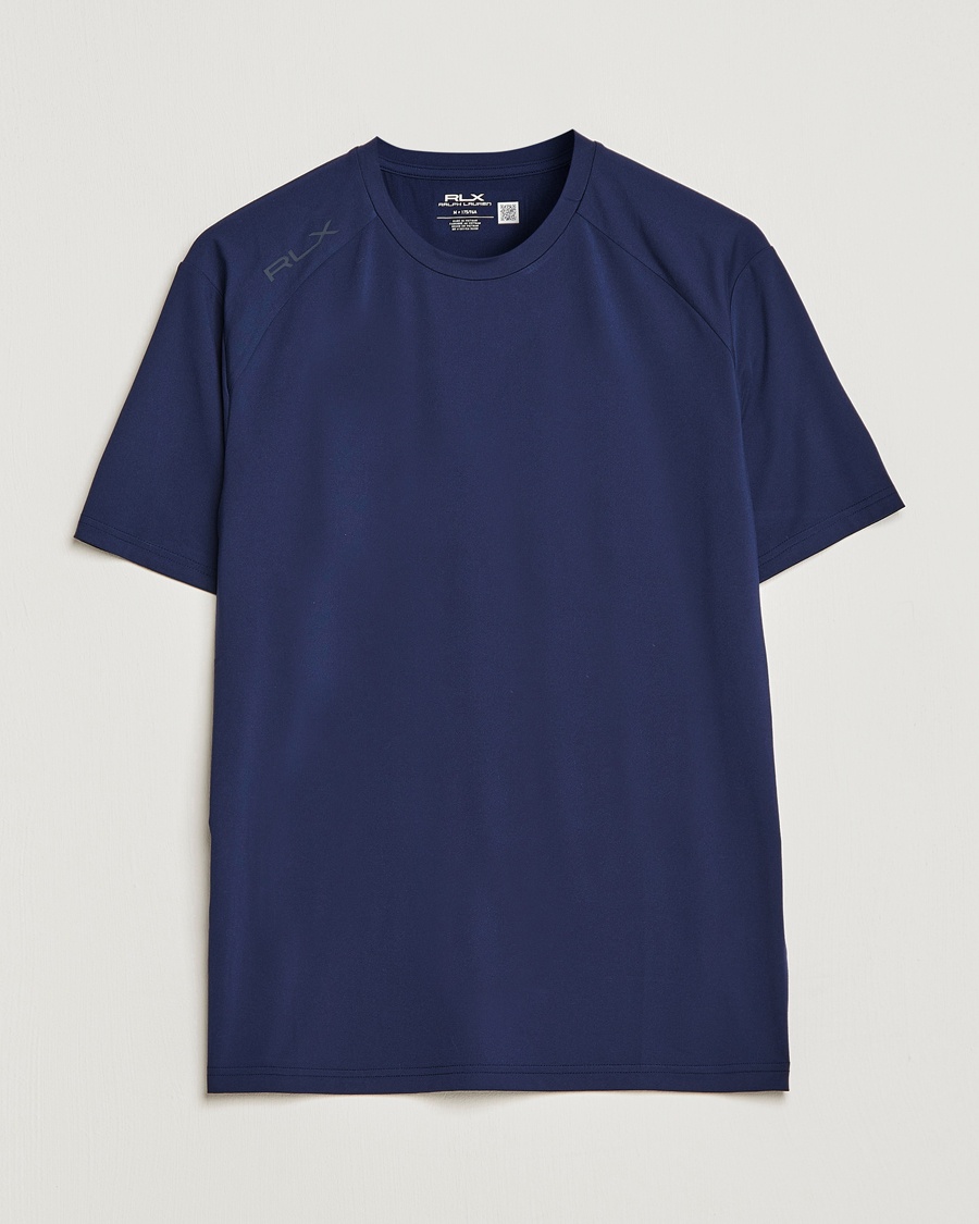 Herre | | RLX Ralph Lauren | Airflow Crew Neck T-Shirt Refined Navy
