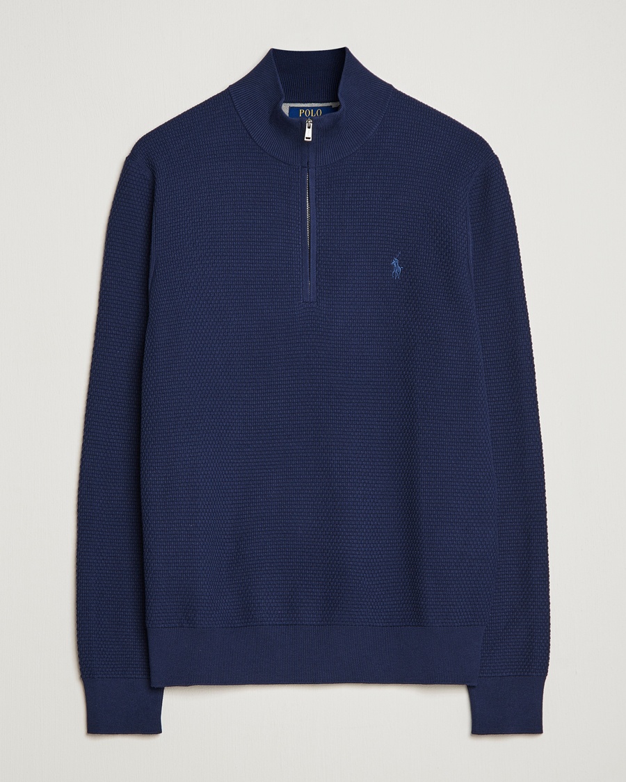 Herre | | Polo Ralph Lauren Golf | Cotton Jersey Half Zip Refined Navy