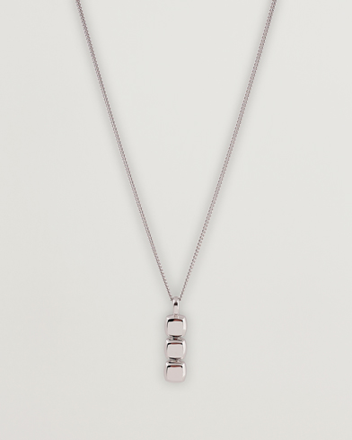 Herre |  | Tom Wood | Mini Cushion Pendant Necklace Silver