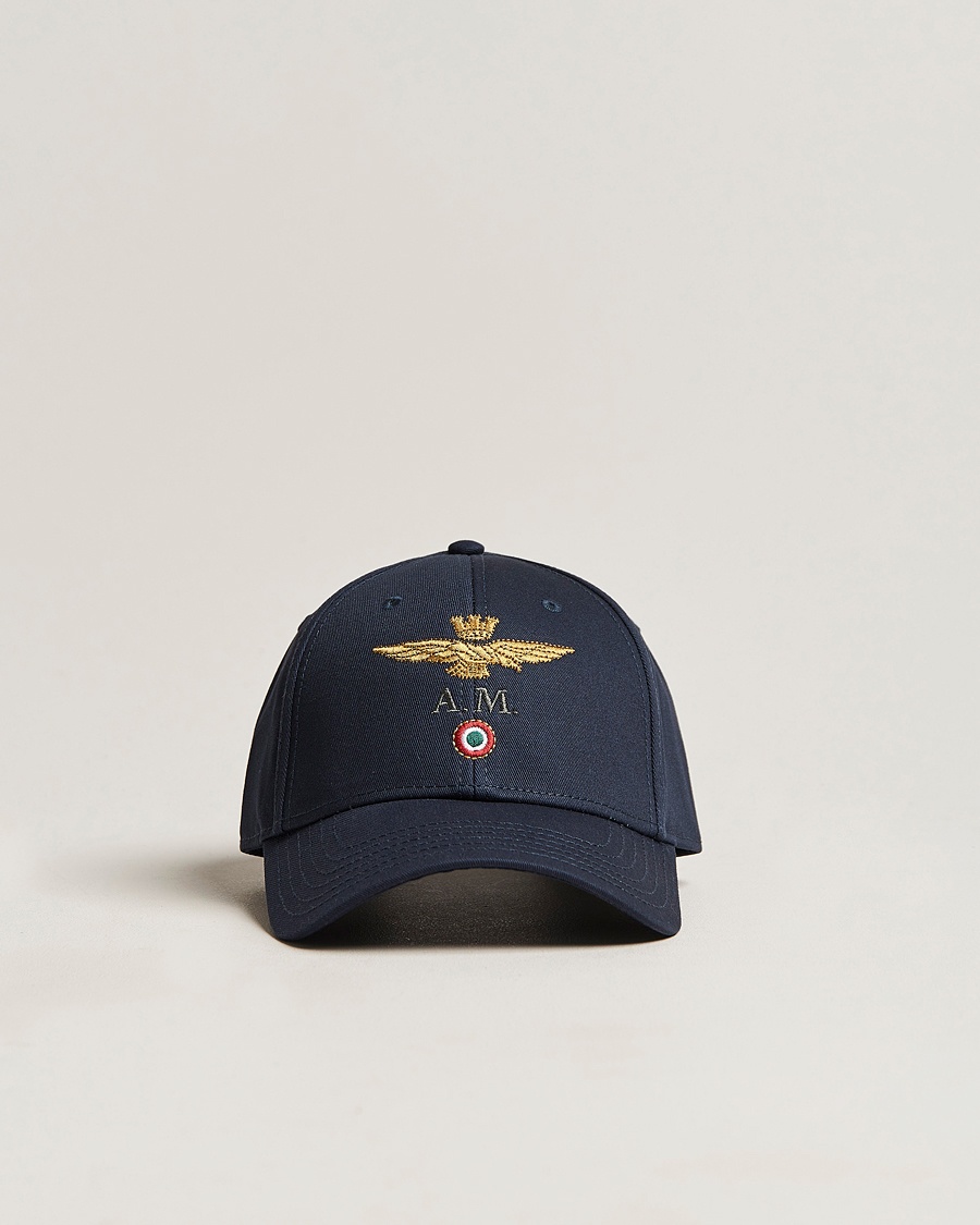 Herre | | Aeronautica Militare | Cotton Baseball Cap Navy