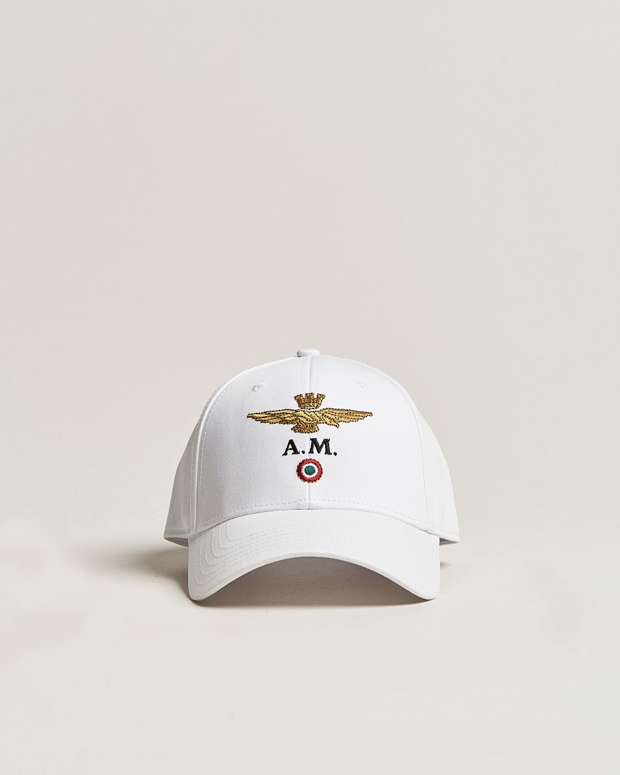 Herre | | Aeronautica Militare | Cotton Baseball Cap Off White