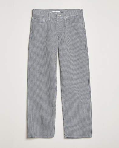 Herre |  | Sunflower | Loose 5-Pocket Pants Hickory Stripe