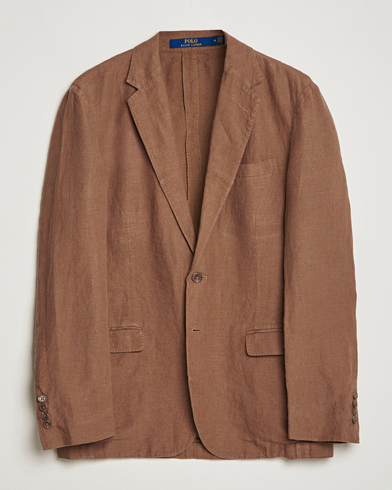 Herre | Linblazer | Polo Ralph Lauren | Linen Sportcoat Luggage Brown