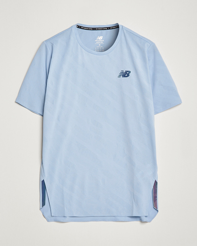 Herre | Kortermede t-shirts | New Balance Running | Q Speed Jacquard T-Shirt Light Arctic Grey