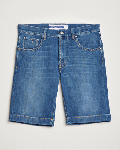 Herre | Shorts | Jacob Cohën | Nicolas Jeans Shorts Light Blue