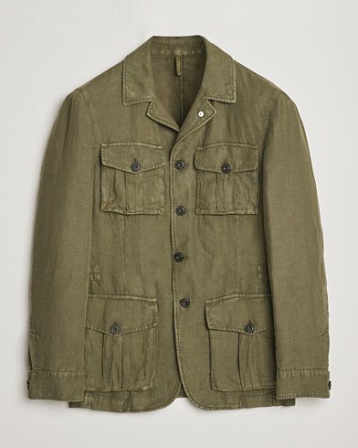 Herre | Dressjakker | L.B.M. 1911 | Linen Safari Jacket Olive