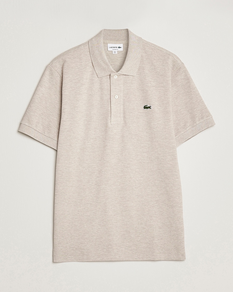 Herre | | Lacoste | Original Melange Polo Piké Heather Wicker