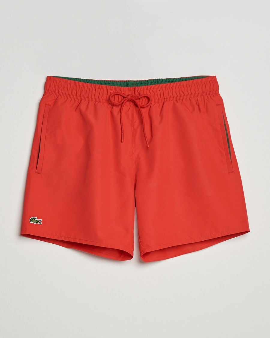 Lacoste Bathingtrunks Red – Rød