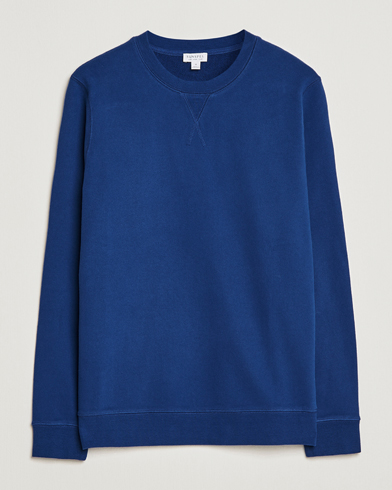Herre |  | Sunspel | Loopback Sweatshirt Space Blue