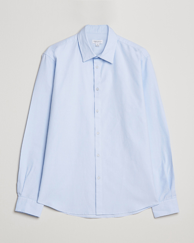Herre | Nytt i butikken | Sunspel | Casual Oxford Shirt Light Blue