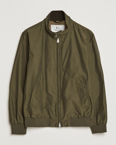 Herre |  | Woolrich | Cruiser Eco Cotton Bomber Jacket Dark Green