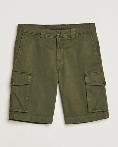 Herre | American Heritage | Woolrich | Classic Cargo Shorts Dark Green