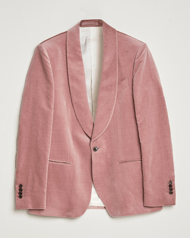 Herre | Smokingjakker | Lardini | Summer Velvet Dinner Jacket Soft Pink