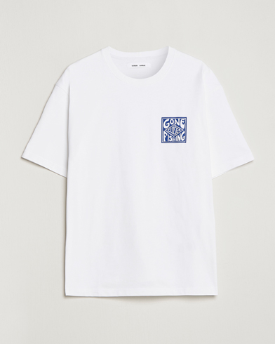 Herre |  | Samsøe & Samsøe | Gone Fishing T-Shirt White