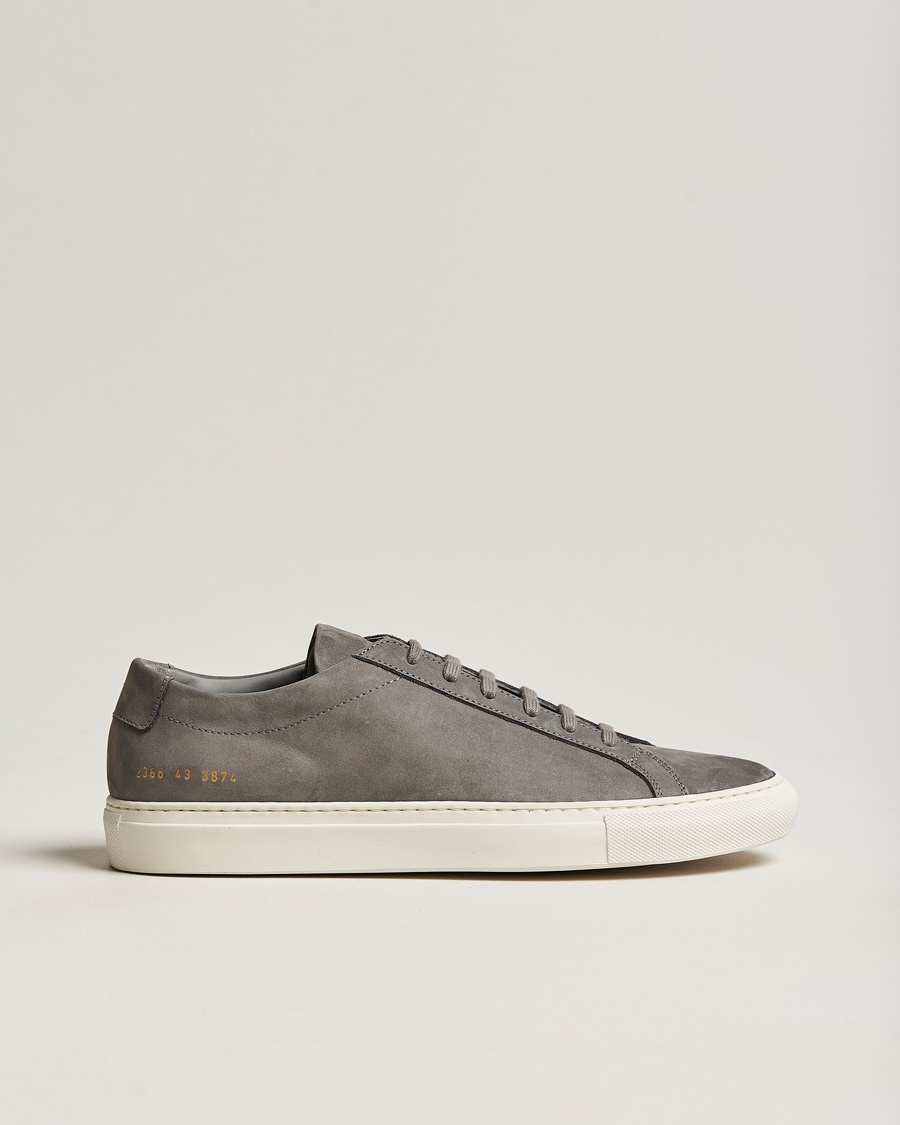 Herre | | Common Projects | Original Achilles Nubuck Sneaker Warm Grey