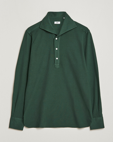 Herre | Avdelinger | 100Hands | Signature One Piece Jersey Polo Emerald Green