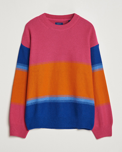 Herre |  | GANT | Degraded Striped Knitted Sweater Multi