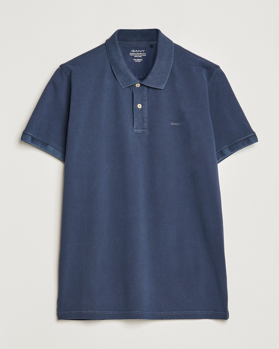 Herre | | GANT | Sunbleached Polo Evening Blue