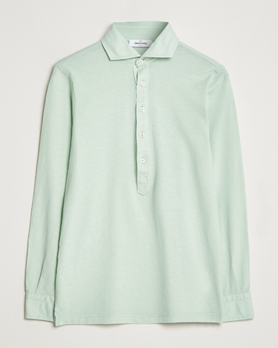 Herre | Casual | Gran Sasso | Popover Shirt Light Green