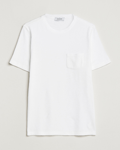 Herre | Kortermede t-shirts | Gran Sasso | Cotton Terry Tee White