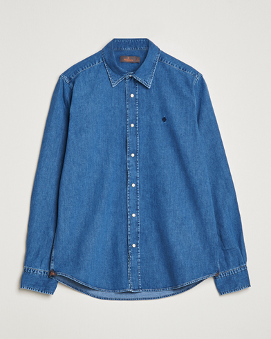 Herre | Jeansskjorter | Morris | William Denim Shirt Medium Blue