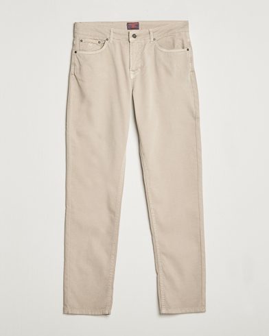 Herre | 5-lommersbukser | Morris | James Structured 5-Pocket Trousers Khaki