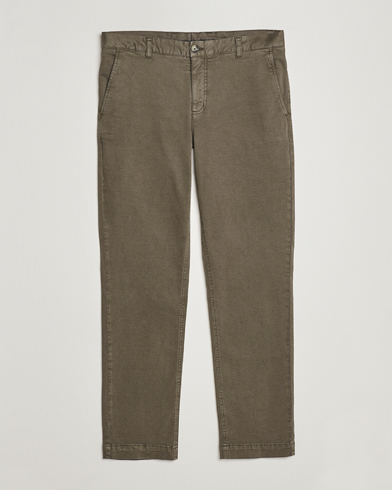 Herre | Preppy Authentic | Morris | Jeffrey Brushed Chinos Olive