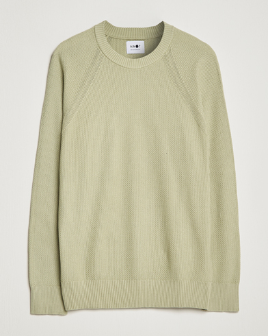 Herre | NN07 | NN07 | Brandon Cotton Knitted Sweater Pale Green