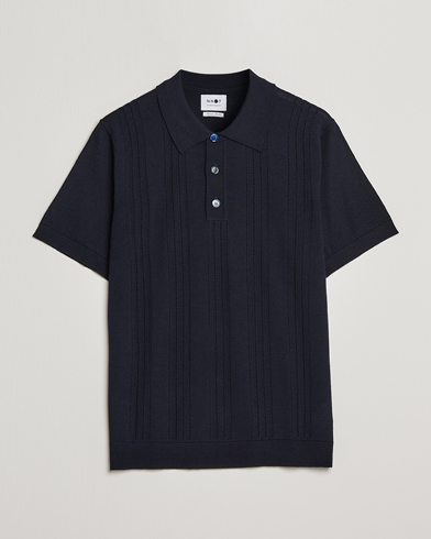 Herre |  | NN07 | Thor Knitted Polo Navy Blue