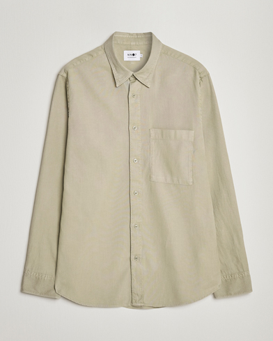 Herre | Cordfløyelskjorter | NN07 | Cohen Summer Cord Shirt Pale Green