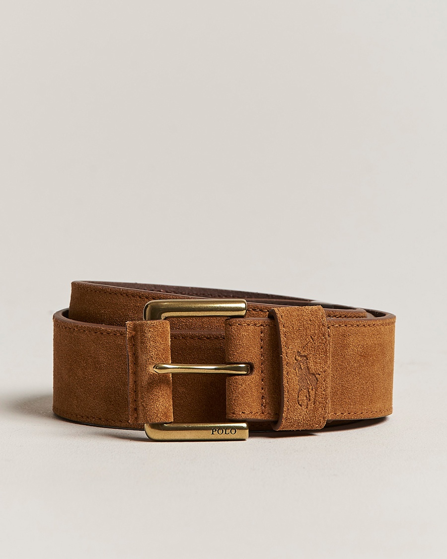 Herre | Assesoarer | Polo Ralph Lauren | Suede Belt Tan