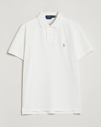 Herre | Klær | Polo Ralph Lauren | Custom Slim Fit Polo Deckwash White