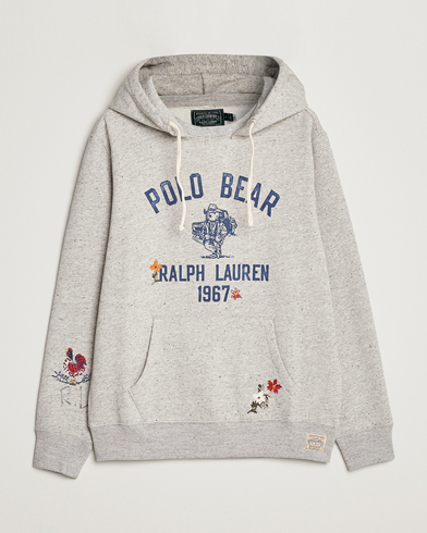 Herre |  | Polo Ralph Lauren | Vintage Fleece Polo Bear Hoodie Brooklyn Heather