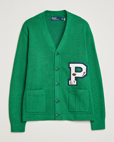 Herre |  | Polo Ralph Lauren | Cotton Knitted Varsity Cardigan New Forest