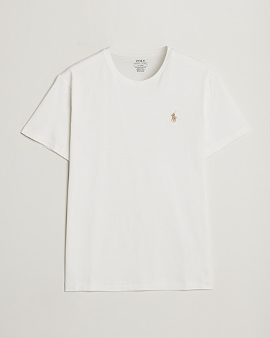 Herre |  | Polo Ralph Lauren | Crew Neck T-Shirt Deckwash White