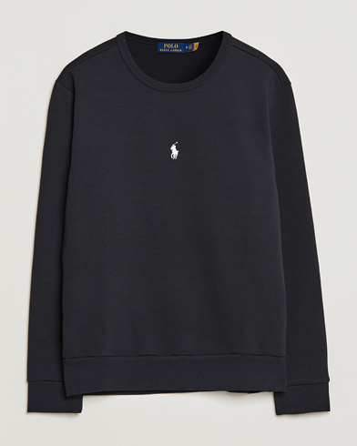 Herre |  | Polo Ralph Lauren | Double Knit Center Logo Sweatshirt Black